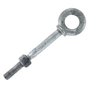 US CARGO CONTROL Eye Bolt 1/2", 6 in Shank, 1 in ID, Steel, Galvanized GVSEB12X6